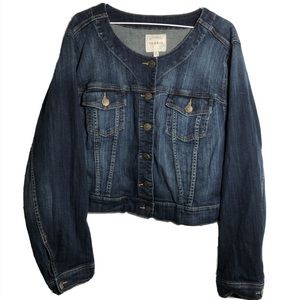 Torrid cropped Denim jacket